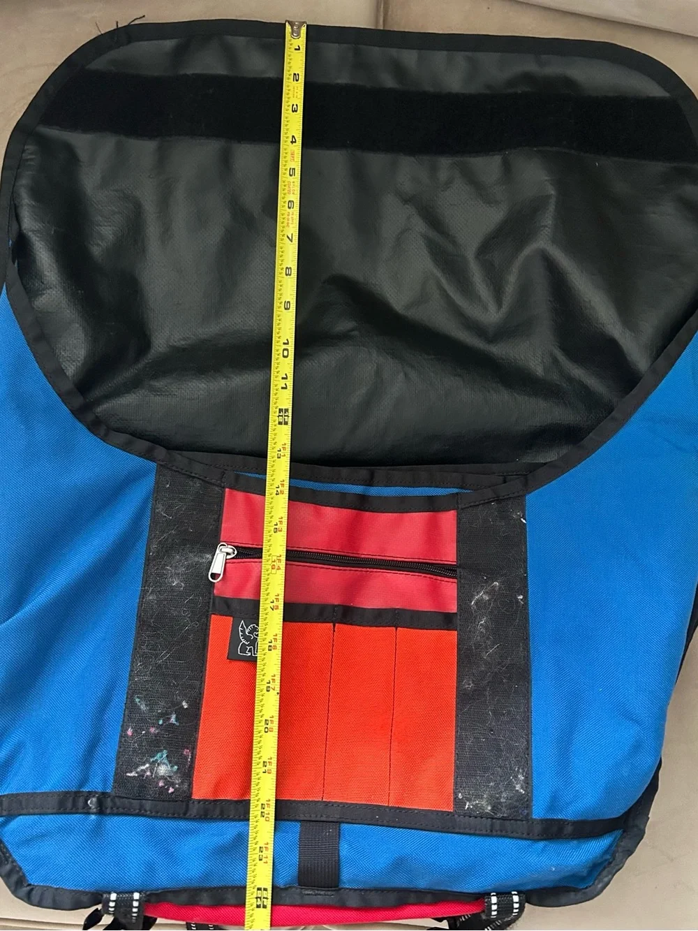 RARE Vintage 90’s Chrome Messenger Bag Heavy Duty Vinyl Biker Travel Case USA